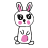 Cute Pink Rabbit